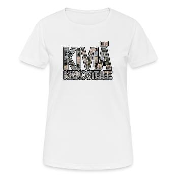 Die Steine sind interessiert an - Frauen T-Shirt atmungsaktiv - Weiß - Vorne - AI Model Female 172 dark (172cm)