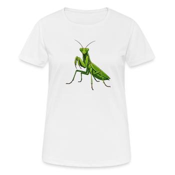 mantis - Women's Breathable T-Shirt - white - Front - AI Model Female 172 dark (172cm)