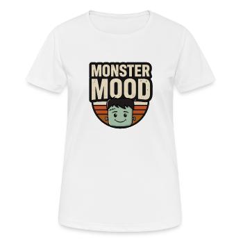 Süßes Halloween-Monster – Monsterstimmung - Frauen T-Shirt atmungsaktiv - Weiß - Vorne - AI Model Female 172 dark (172cm)