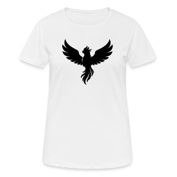 Phoenix - Frauen T-Shirt atmungsaktiv - Weiß - Vorne - AI Model Female 172 dark (172cm)