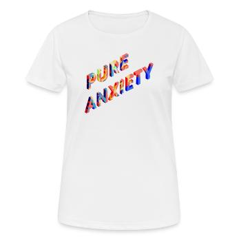 Punk Anxiety Neon Splash - Women's Breathable T-Shirt - white - Front - AI Model Female 172 dark (172cm)