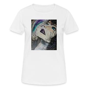 Feurig  - Frauen T-Shirt atmungsaktiv - Weiß - Vorne - AI Model Female 172 dark (172cm)