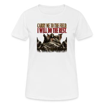Baldwin IV Crusader King Stoic Warrior Gift T-Shir - Women's Breathable T-Shirt - white - Front - AI Model Female 172 dark (172cm)