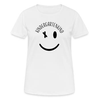 Kindergartenkind – Lustiges Kindergarten Design - Frauen T-Shirt atmungsaktiv - Weiß - Vorne - AI Model Female 172 dark (172cm)