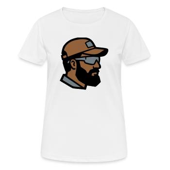 Craftsman Profile Logo - Women's Breathable T-Shirt - white - Front - AI Model Female 172 dark (172cm)