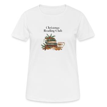 Christmas Reading Club Books Christmas - Women's Breathable T-Shirt - white - Front - AI Model Female 172 dark (172cm)