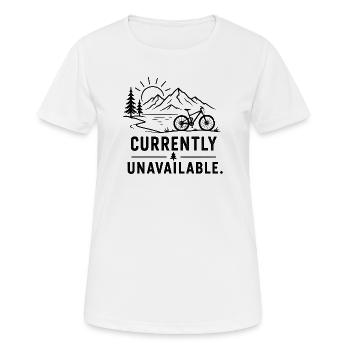 Bergbike Actuellement complet - T-shirt respirant Femme - blanc - Devant - AI Model Female 172 dark (172cm)