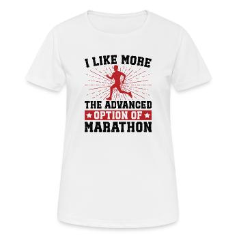 XC Running Gifts - Perfect XC Runner Design Idea - Women's Breathable T-Shirt - white - Front - AI Model Female 172 dark (172cm)