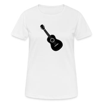 Ukulele - Women's Breathable T-Shirt - white - Front - AI Model Female 172 dark (172cm)