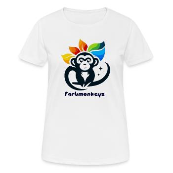 Color Monkey - Women's Breathable T-Shirt - white - Front - AI Model Female 172 dark (172cm)