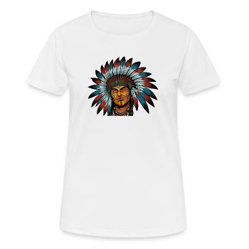 Le chef détendu - T-shirt respirant Femme - blanc - Devant - AI Model Female 172 dark (172cm)