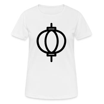 Chinese Lantern - Women's Breathable T-Shirt - white - Front - AI Model Female 172 dark (172cm)