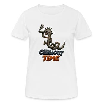 Chillout Time Snake Punk - Women's Breathable T-Shirt - white - Front - AI Model Female 172 dark (172cm)