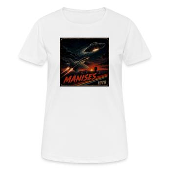 Manises UFO 1979 - Women's Breathable T-Shirt - white - Front - AI Model Female 172 dark (172cm)