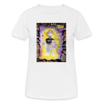 Finde Jesus von Eunice Ahiale  - Women's Breathable T-Shirt - white - Front - AI Model Female 172 dark (172cm)