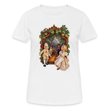 Dolls on strings - Women's Breathable T-Shirt - white - Front - AI Model Female 172 dark (172cm)