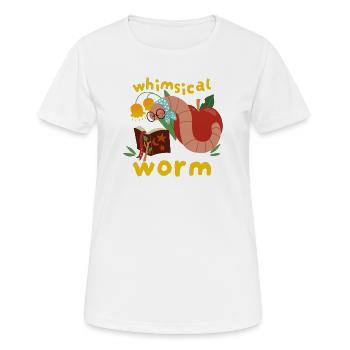 Ver Fantaisiste - T-shirt respirant Femme - blanc - Devant - AI Model Female 172 dark (172cm)