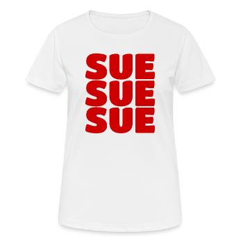 Sue Sue Sue - Women's Breathable T-Shirt - white - Front - AI Model Female 172 dark (172cm)