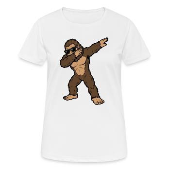 Bigfoot Dab Lunettes Soleil - T-shirt respirant Femme - blanc - Devant - AI Model Female 172 dark (172cm)