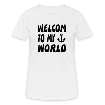 Sail - Women's Breathable T-Shirt - white - Front - AI Model Female 172 dark (172cm)