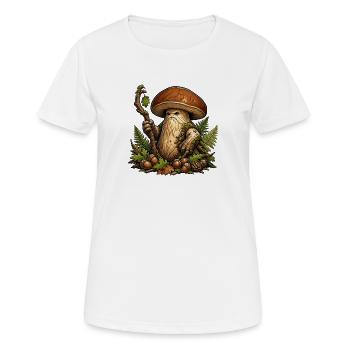 Mooshroom Guardian of the Forest - Women's Breathable T-Shirt - white - Front - AI Model Female 172 dark (172cm)