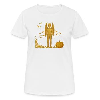 Fall Edition: Vampire Demon with Bats - Women's Breathable T-Shirt - white - Front - AI Model Female 172 dark (172cm)