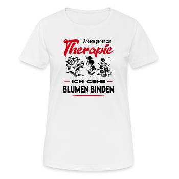 Florist Florist Florist Flower seller Profession - Women's Breathable T-Shirt - white - Front - AI Model Female 172 dark (172cm)