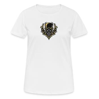 Dragon crown with runic ornaments - Women's Breathable T-Shirt - white - Front - AI Model Female 172 dark (172cm)