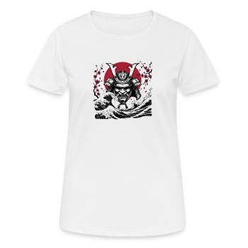 Oni Demon - Women's Breathable T-Shirt - white - Front - AI Model Female 172 dark (172cm)