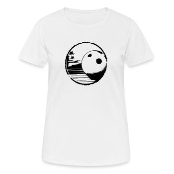 Bowling - Women's Breathable T-Shirt - white - Front - AI Model Female 172 dark (172cm)