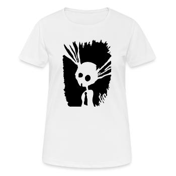 shadow bunny - Frauen T-Shirt atmungsaktiv - Weiß - Vorne - AI Model Female 172 dark (172cm)
