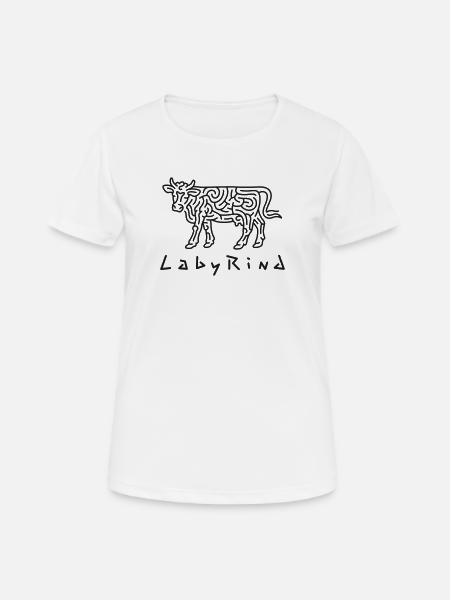 LabyRind - Frauen T-Shirt atmungsaktiv - Weiß