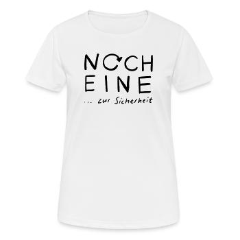 Noch eine...zur Sicherheit - Frauen T-Shirt atmungsaktiv - Weiß - Vorne - AI Model Female 172 dark (172cm)