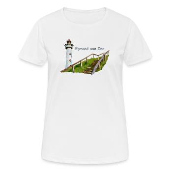 lighthouse - Women's Breathable T-Shirt - white - Front - AI Model Female 172 dark (172cm)