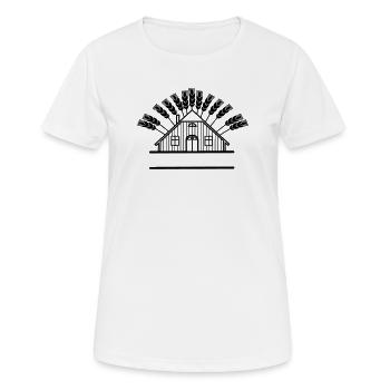 Granary with grain arch - Women's Breathable T-Shirt - white - Front - AI Model Female 172 dark (172cm)