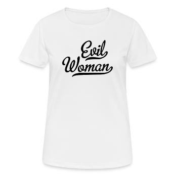 Evil Woman - Women's Breathable T-Shirt - white - Front - AI Model Female 172 dark (172cm)