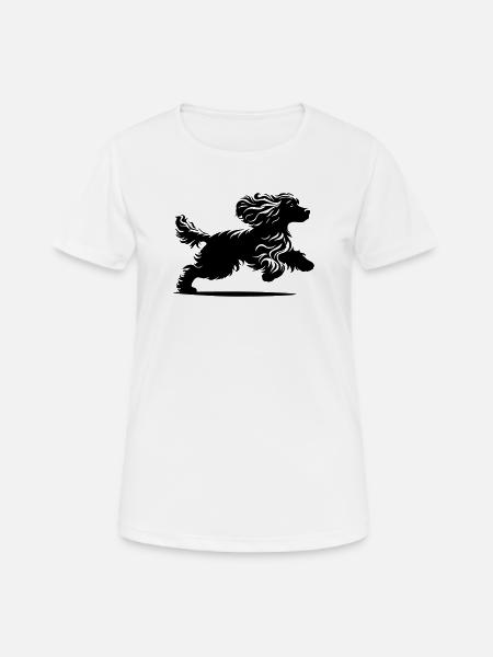 Cocker Spaniel - Women's Breathable T-Shirt - white