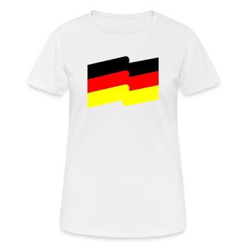Flag - Women's Breathable T-Shirt - white - Front - AI Model Female 172 dark (172cm)