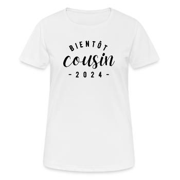 soon to be cousin 2024 - Women's Breathable T-Shirt - white - Front - AI Model Female 172 dark (172cm)