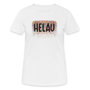 Helau Confetti Festdruck - T-shirt respirant Femme - blanc - Devant - AI Model Female 172 dark (172cm)