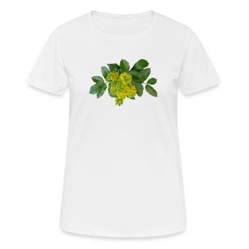 Mahoni - Frauen T-Shirt atmungsaktiv - Weiß - Vorne - AI Model Female 172 dark (172cm)