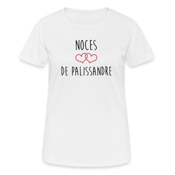 Rosewood Wedding 65 Years Union - Women's Breathable T-Shirt - white - Front - AI Model Female 172 dark (172cm)