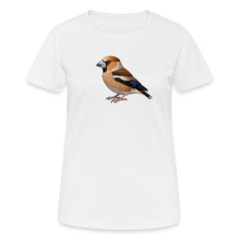 Oiseau du fourreau - T-shirt respirant Femme - blanc - Devant - AI Model Female 172 dark (172cm)
