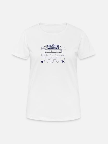 Fourier-Serie - Frauen T-Shirt atmungsaktiv - Weiß