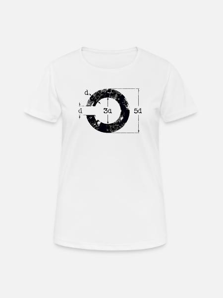 Landoltring - Frauen T-Shirt atmungsaktiv - Weiß