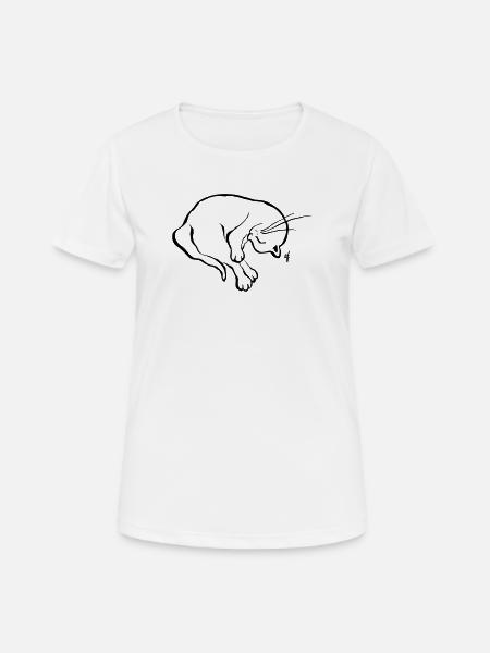 My little cat is recovering - Women's Breathable T-Shirt - white