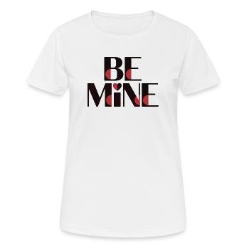 Be Mine Red Accents - Women's Breathable T-Shirt - white - Front - AI Model Female 172 dark (172cm)