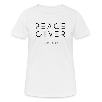 DON DE PAIX - T-shirt respirant Femme - blanc - Devant - AI Model Female 172 dark (172cm)