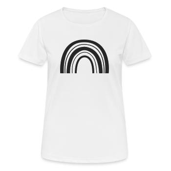 Rainbow - Women's Breathable T-Shirt - white - Front - AI Model Female 172 dark (172cm)