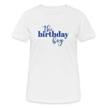 The Birthday Boy - Women's Breathable T-Shirt - white - Front - AI Model Female 172 dark (172cm)